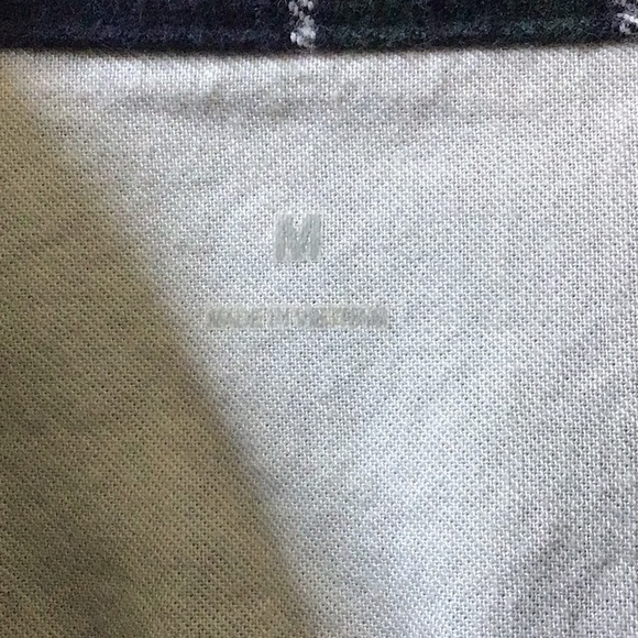 MUJI MENS 100% COTTON FLANNEL SHIRT SIZE M - Picture 4 of 5